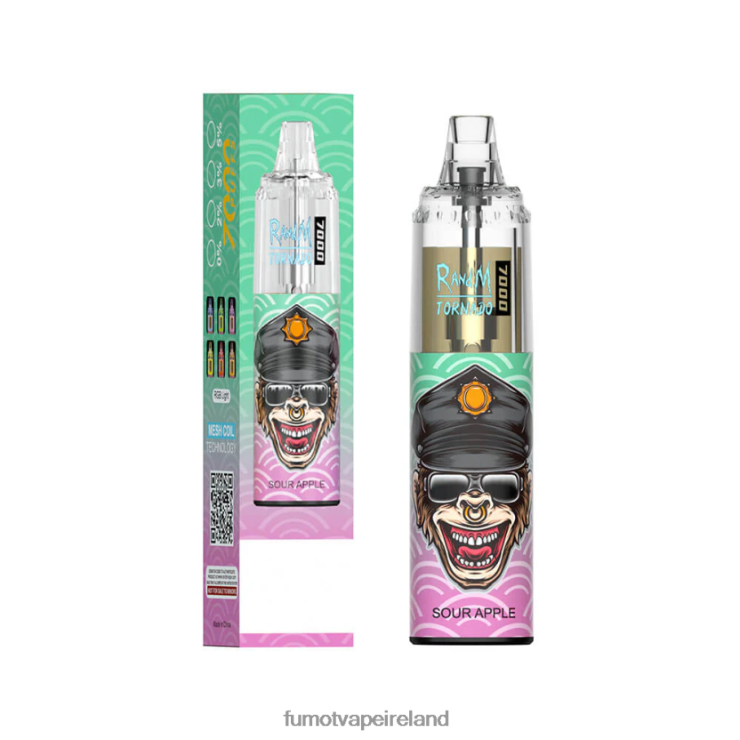 Fumot Tornado 14ML (1 Piece) 7000 Disposable Vape Pen T6F626106 | Fumot Cigarette Electronique Tangerine Ice